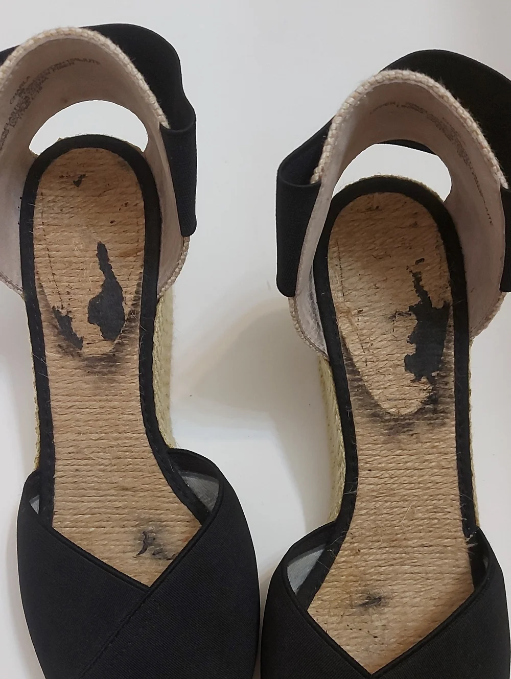 Ralph Lauren Women’s Black Espadrille Wedge Sandals